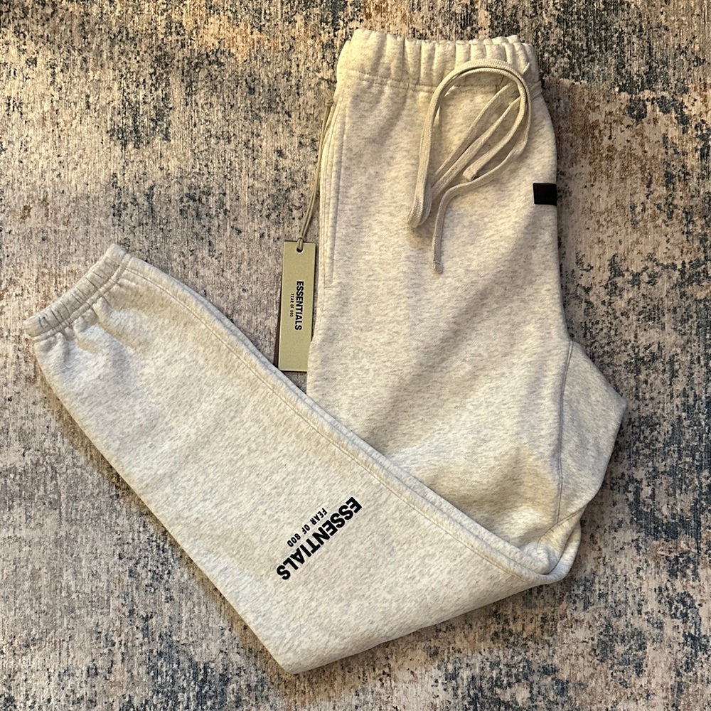 Essentials Heather Gray Joggers - Picture 1 of 5